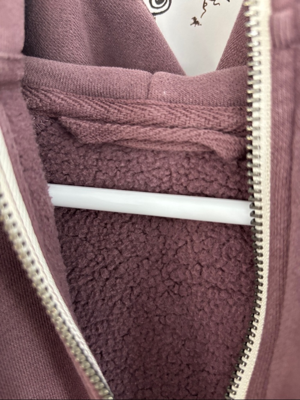Vuori Women's Restore Half-Zip Pullover Sweatshirt - Mauve - Picture 4 of 4